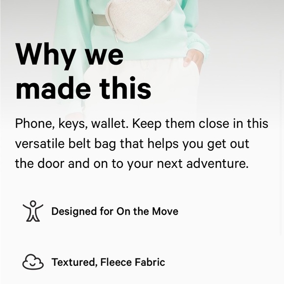 Lululemon • Everywhere Belt Bag Fleece - Picture 7 of 14